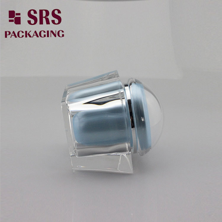 Clear Plastic Jar With Lid And Wholesale Empty China Cosmetic Products Acrylic 250 ml Jar