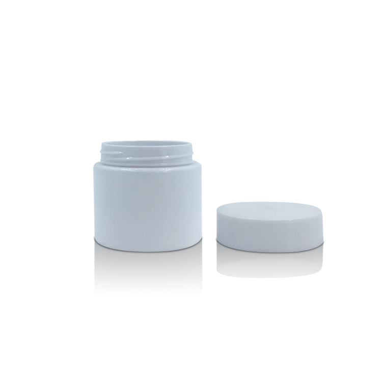 Clear Plastic PET Cosmetic Cream Jar 100g Body Scrub Container Packaging