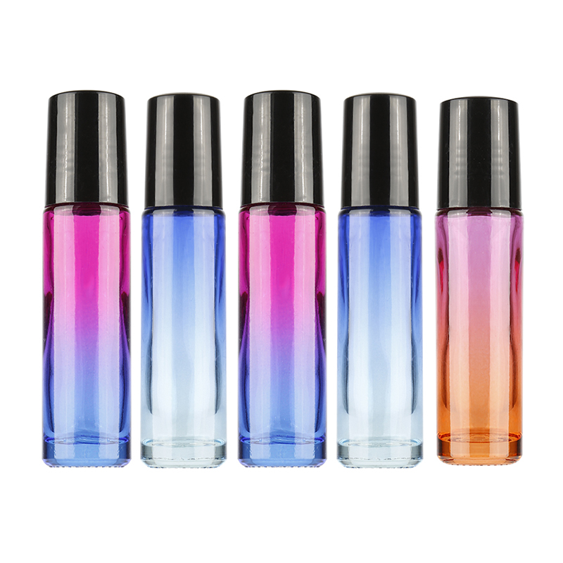 Clear Rose Gold Frasco Lip Oil Container Roll on Lipgloss Bottles 10ml Cosmetic Packaging