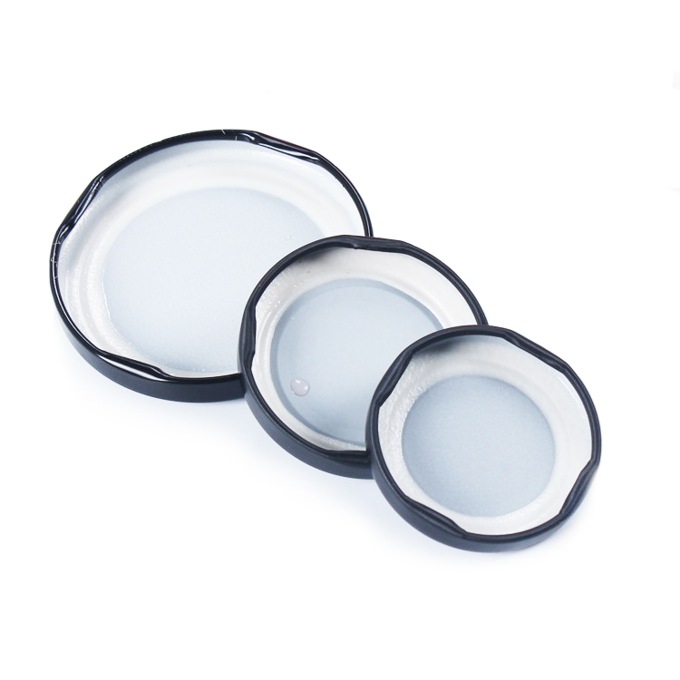 Clear Round 1000 ml Glass Jars for Candy Cookie Food Storage with BPA Free Lug Cap