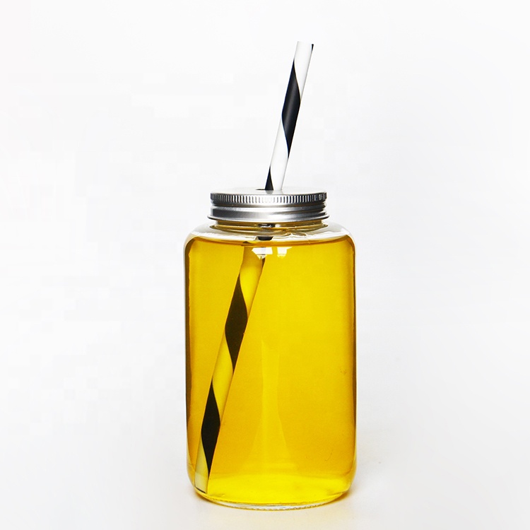 Clear Round Bubble Milk Tea Glass Jars