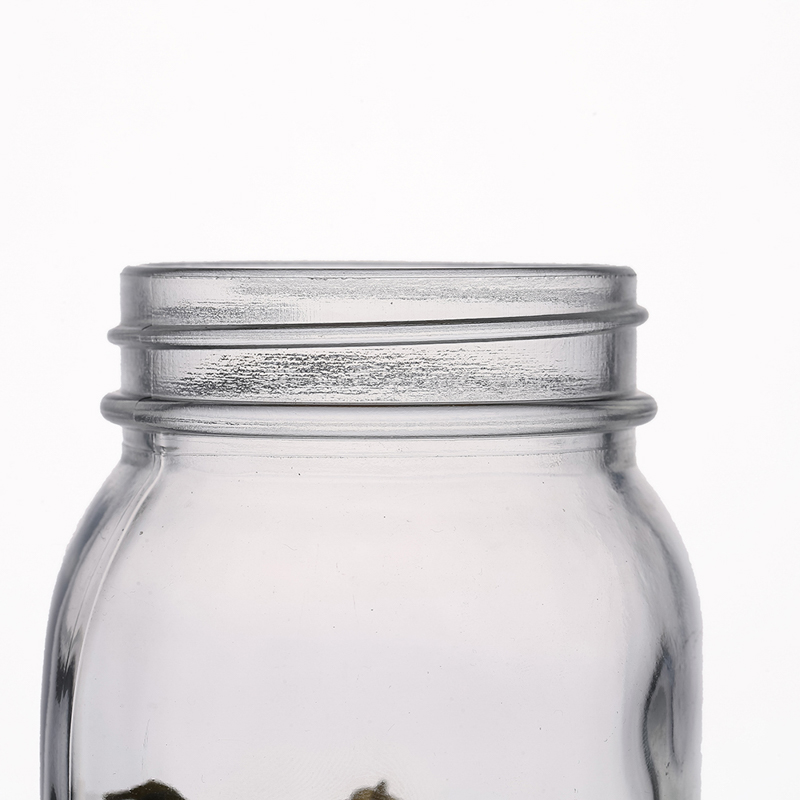 Clear Round Kitchenware Supplier Hot Sale Customize Food Glass Jar with Lid 150ml 500ml 1000ml