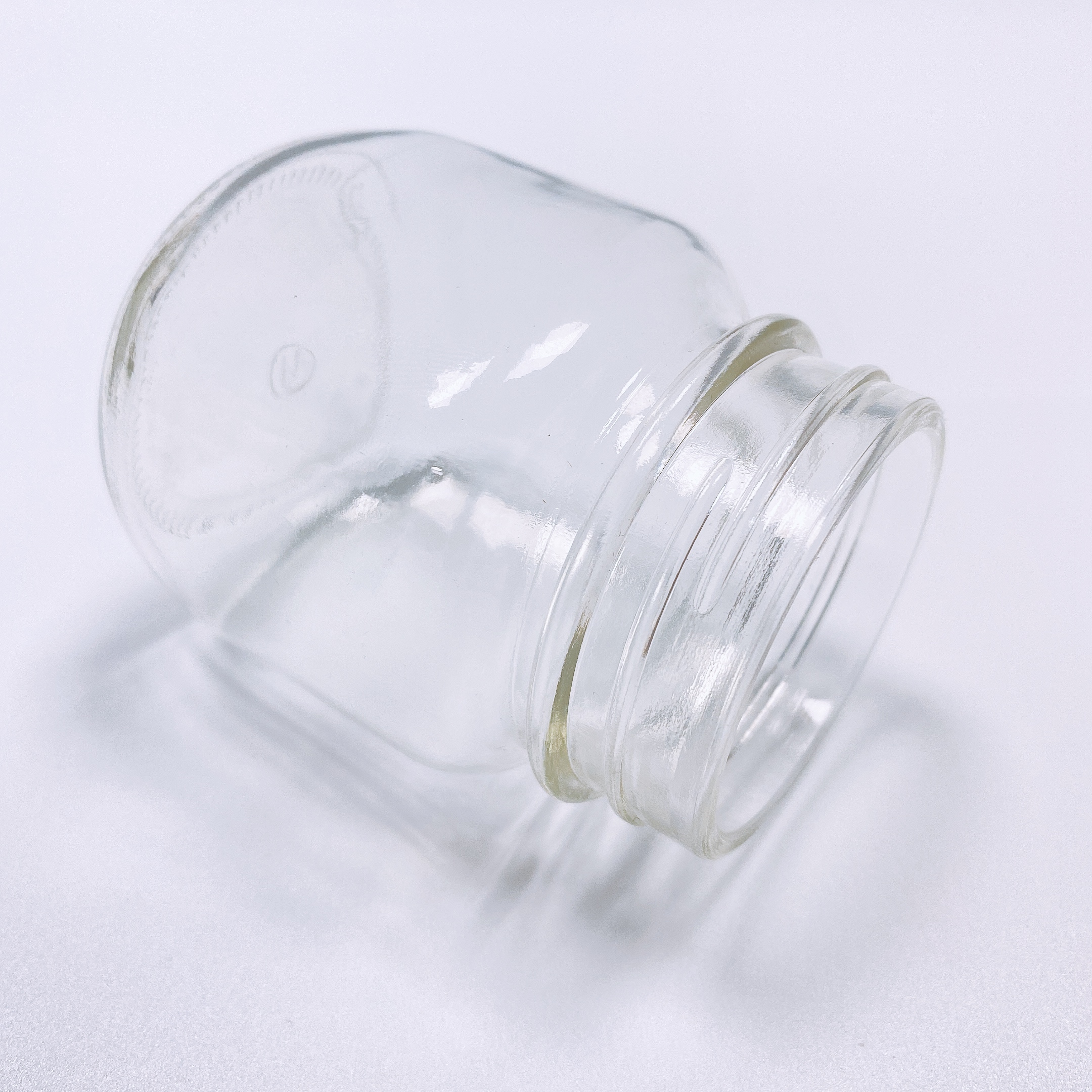 Clear Round Kitchenware Supplier Hot Sale Customize Food Glass Jar with Lid 150ml 500ml 1000ml