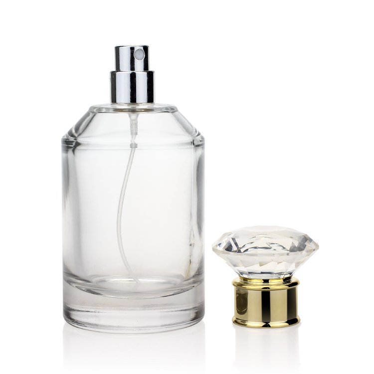 Clear Round Prefum Glass Spray Bottle 50ml 100ml 250ml With Low Price