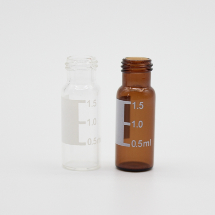 Clear Screw Headspace GC Glass Vial for Chromatography Analysis