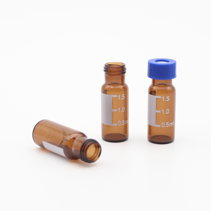 Clear Screw Headspace GC Glass Vial for Chromatography Analysis