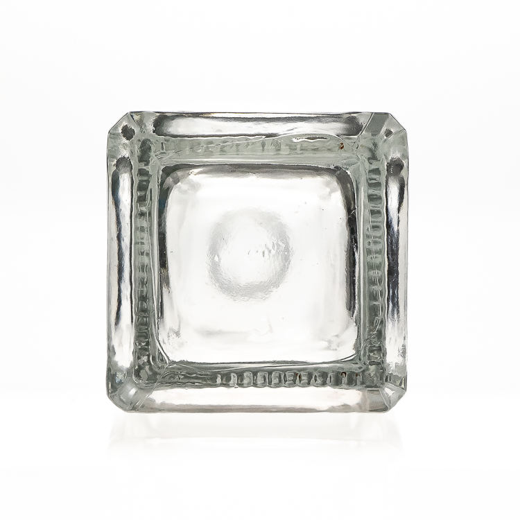 Clear Screw Neck 120ml 4oz Square Spray Bottles Empty Glass Perfume Refillable Bottle Manufacturer