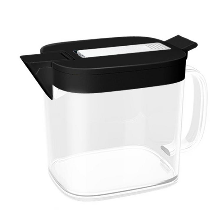 Clear Seasoning Box Storage Container Condiment Jars with Spoons Practical Seasoning Wall Mounted Seasoning Box