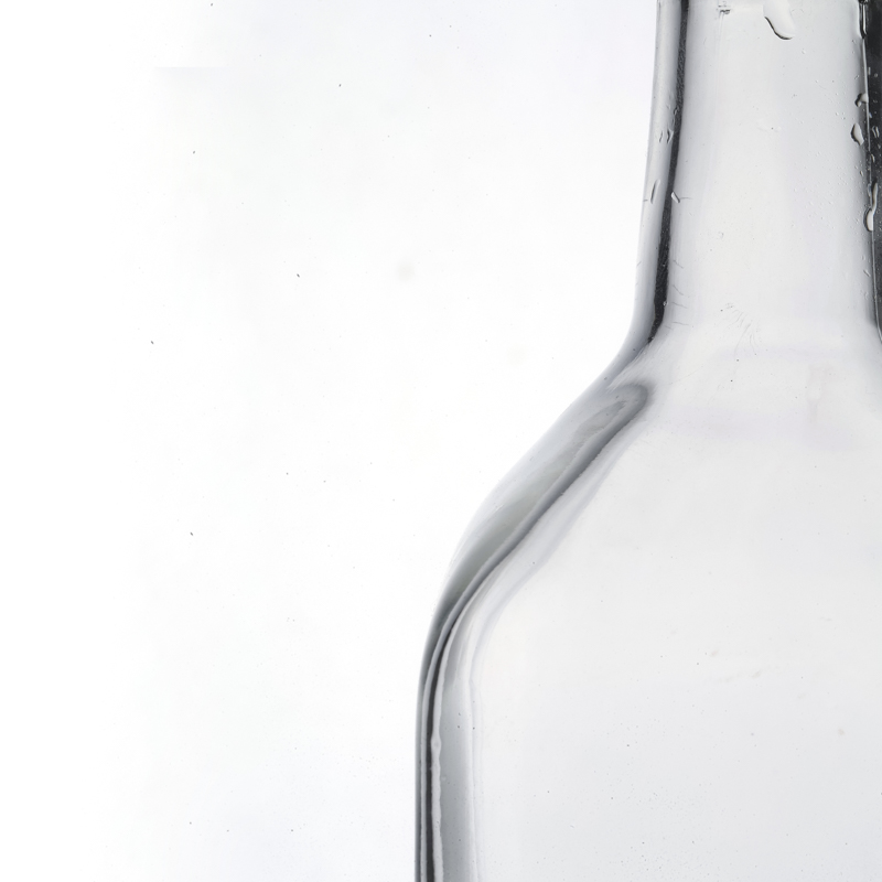 Clear Square Hot Sale High Quality Empty Customize Glass Bottle with Cap 250ml 500ml 750ml 1000ml Square Oil Glass Bottle