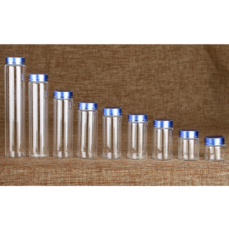 Clear Tubular Hgh Vial With Stainless Roller Essential Oil Bottle