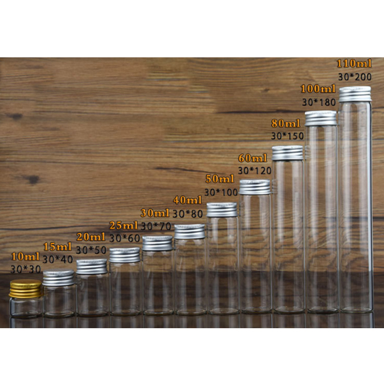 Clear Tubular Hgh Vial With Stainless Roller Essential Oil Bottle