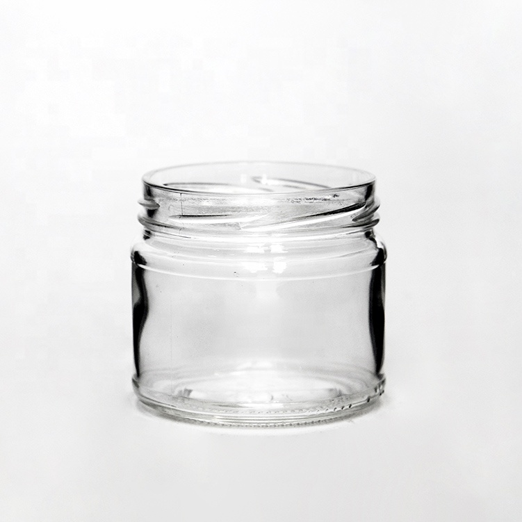 Clear Wide mouth stash canisters 300ml empty straight side food grade nuts packaging for pickles