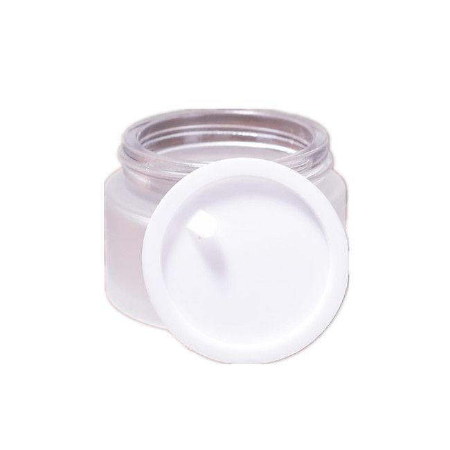Clear crystal glass cream 50g jars 50ml cosmetic packaging bottle glass jars containers