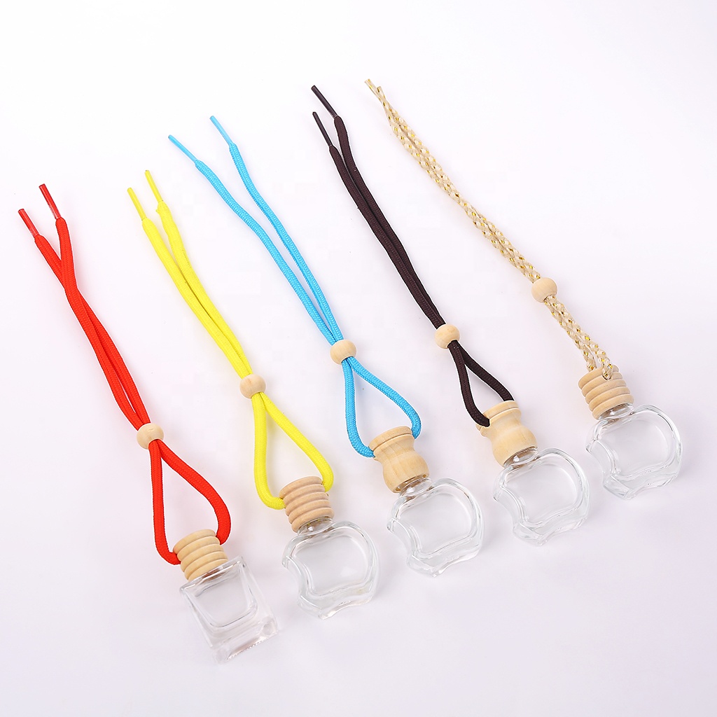 Clear glass car diffuser bottle wholesale perfume glass bottle for car