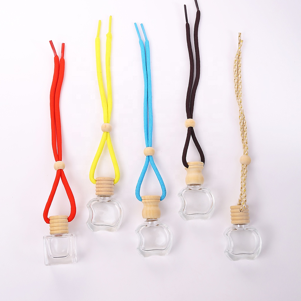 Clear glass car diffuser bottle wholesale perfume glass bottle for car
