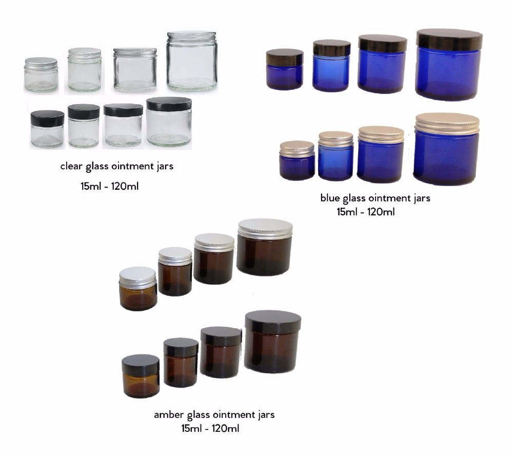 Clear glass jar cosmetic 250ml packaging white glass bottle for cosmetic powder