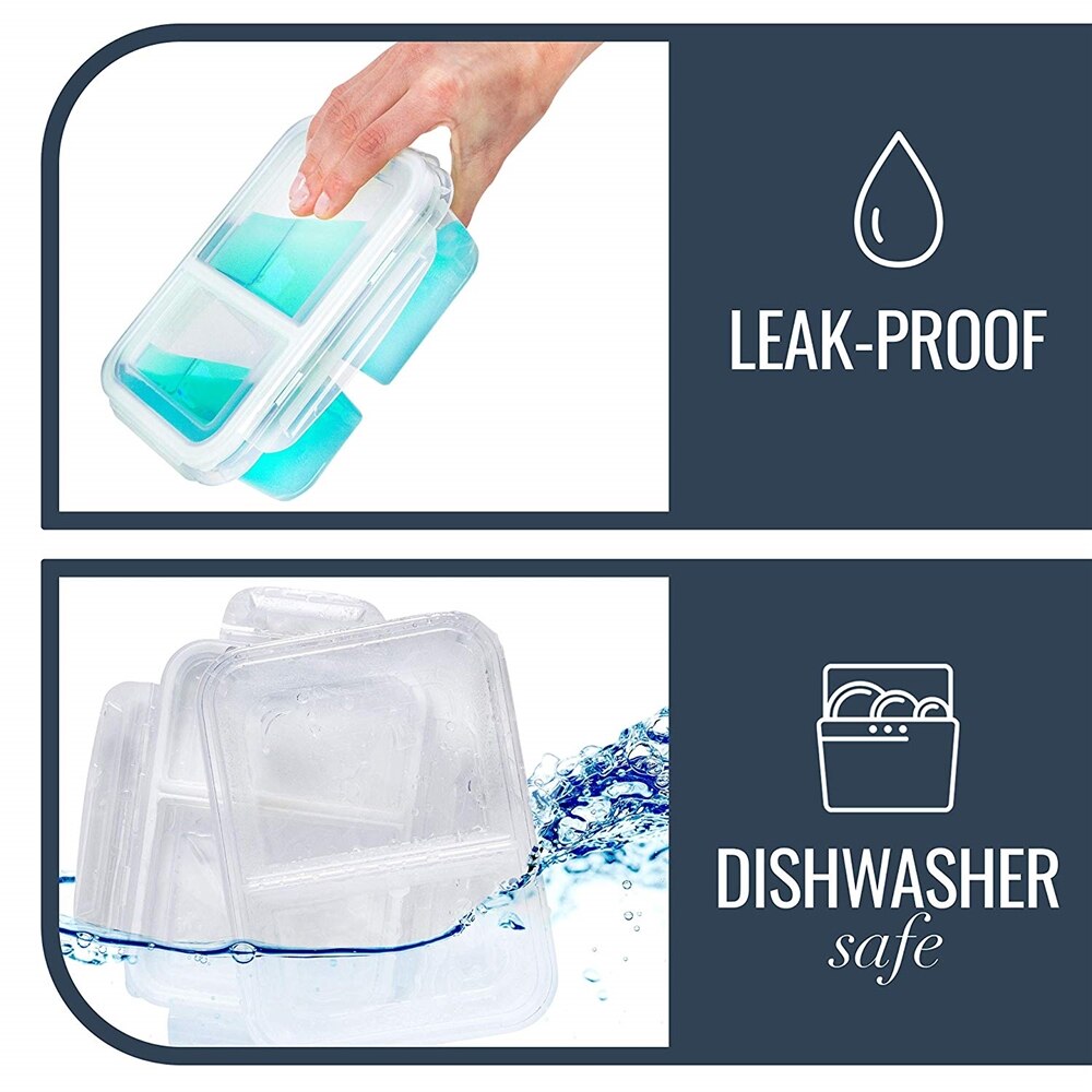 Clear glass set kids custom lunch box for wholesales