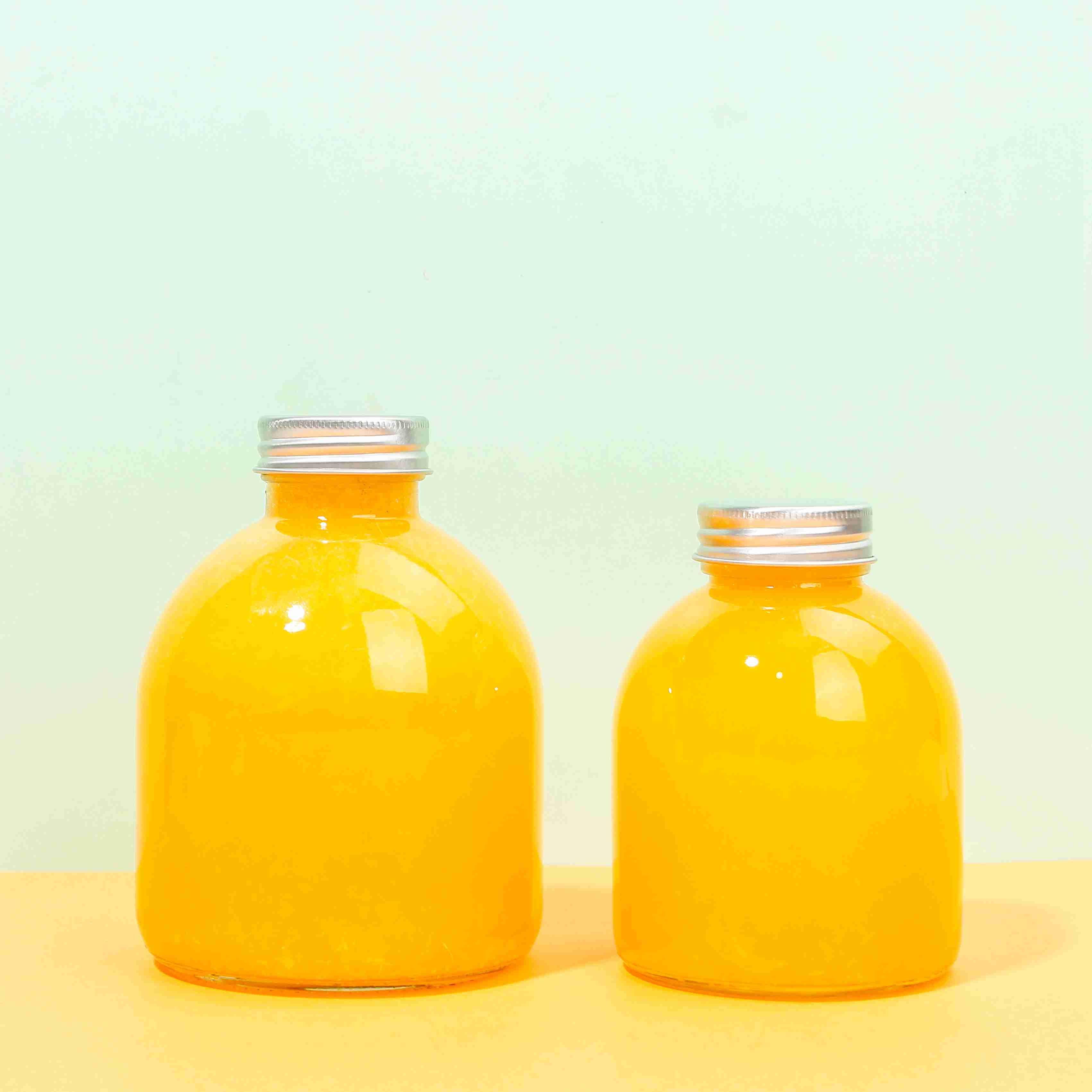 Clip Food Storage Square Jars Stainless Steel Sealed Glass with Wood Lid Storage Bottles & Jars Screw Metal Lid Customized Logo