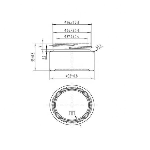 Cobalt Blue 1OZ Empty Glass Cosmetic Jar with Black Lid and Liner