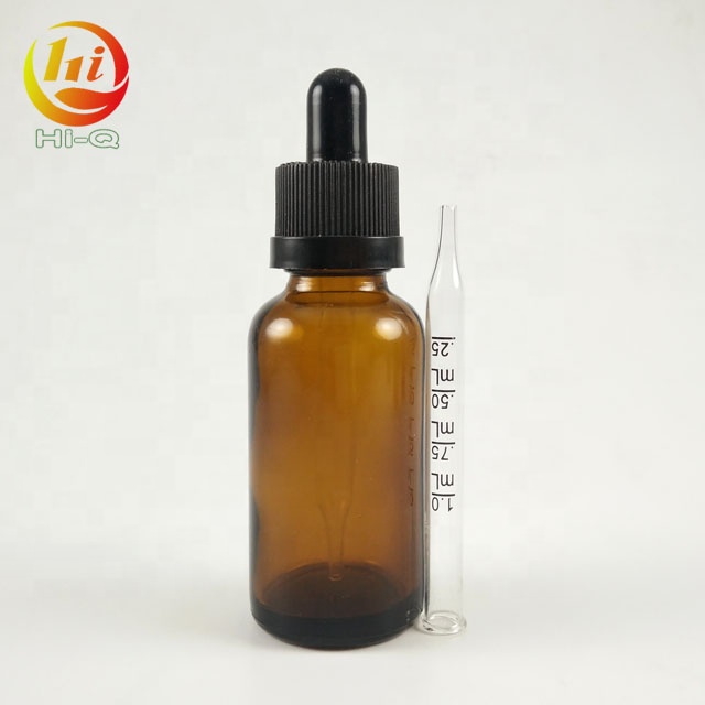 Cobalt blue 30ml glass e liquid dropper bottle calibration pipette 30 ml essential oil bottle