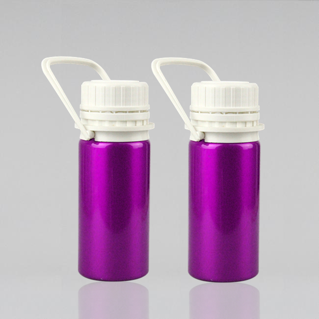 Color 100ml fragrance essential oil aluminum bottle