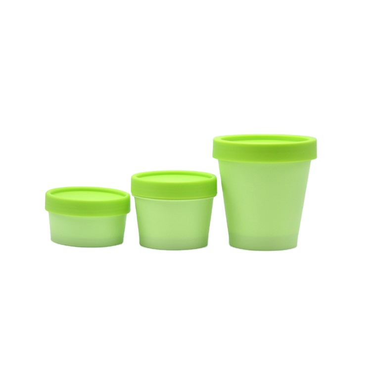 Color PP plastic 200g ream jar,face cream jar packaging jars face luxury