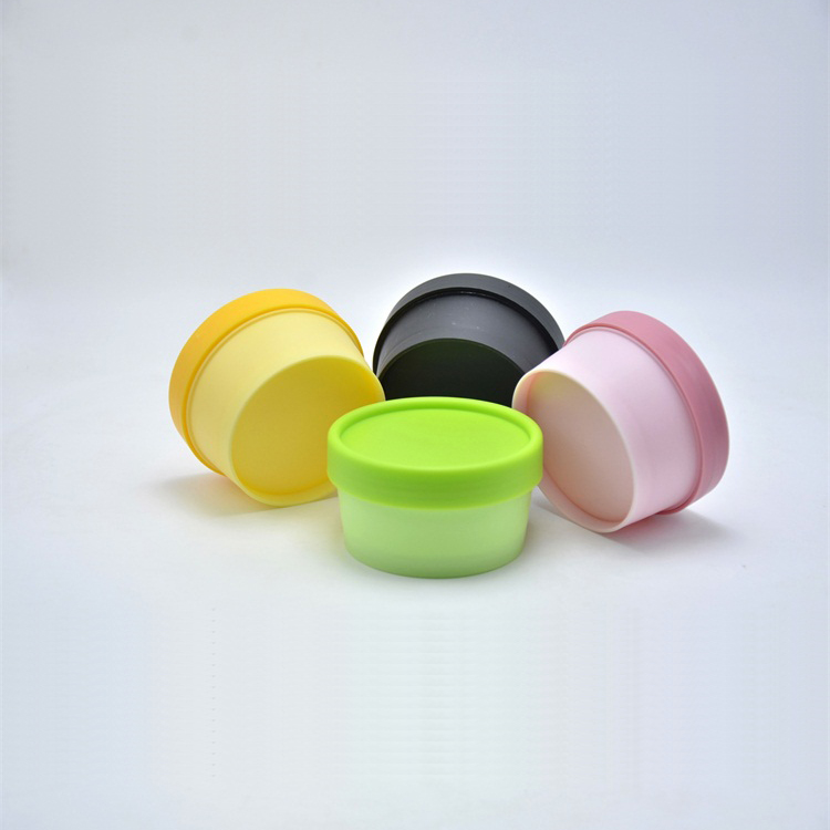 Color PP plastic 200g ream jar,face cream jar packaging jars face luxury
