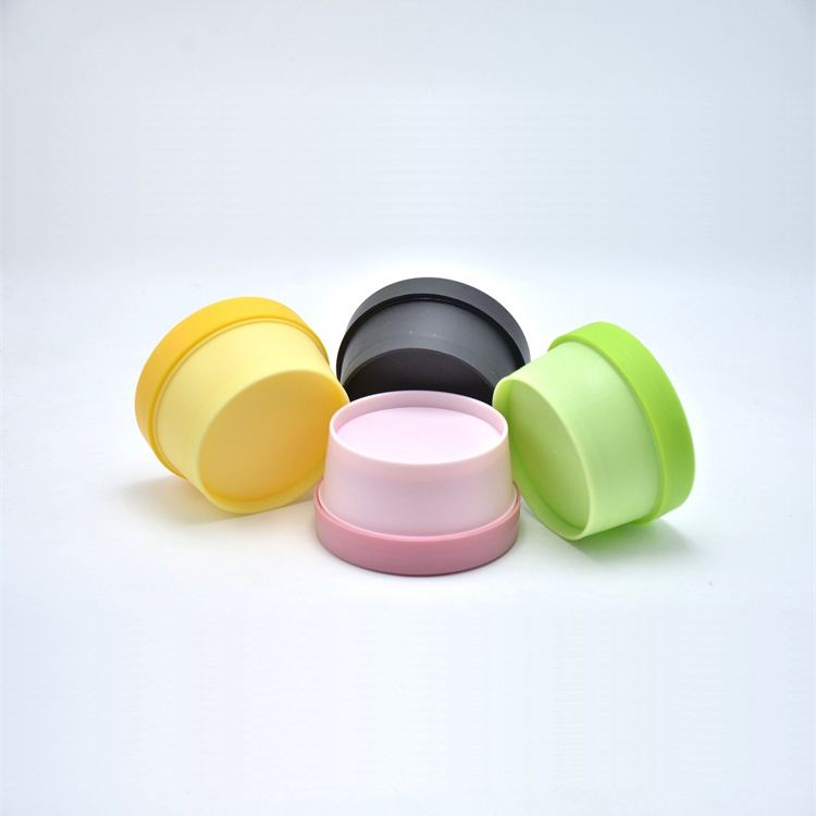 Color PP plastic 200g ream jar,face cream jar packaging jars face luxury