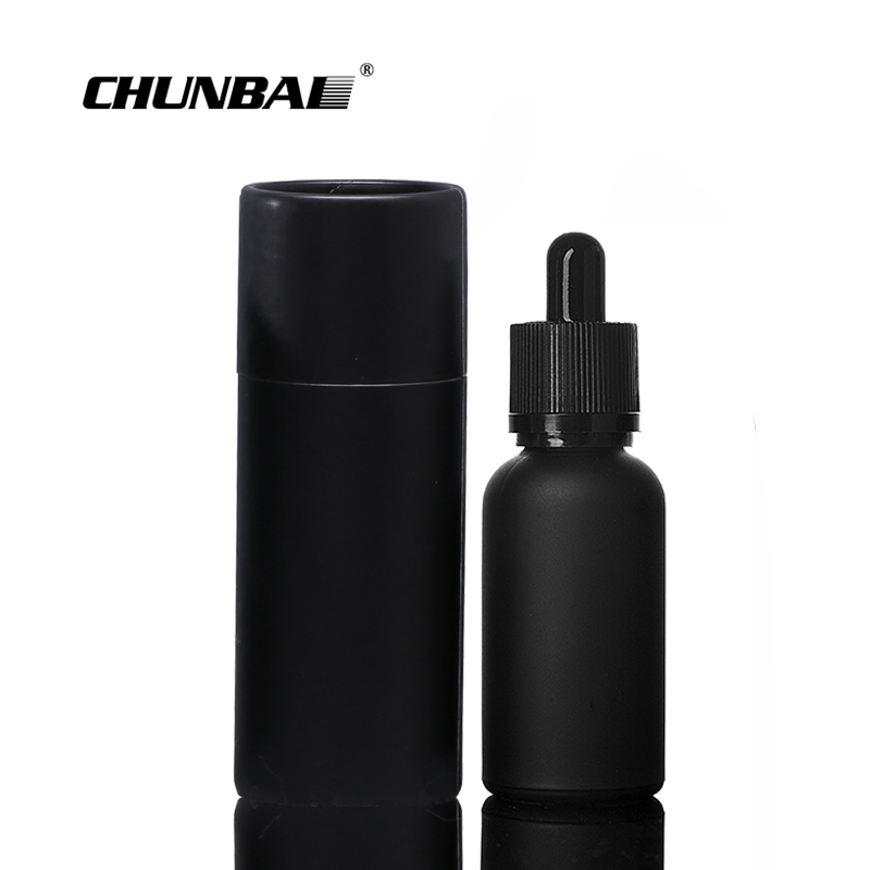 Colored box packaging with kraft paper tube with custom cardboard paper tube