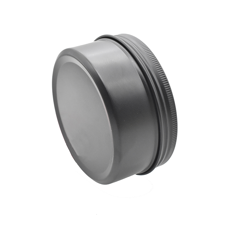 Colored empty 30ml 50ml aluminum jar gold black white red cosmetic hair wax aluminum tin 15ml 60ml 100ml 150ml with screw lids