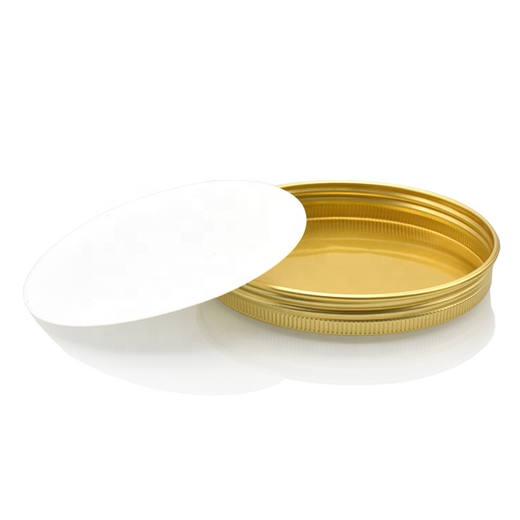 Colored empty 30ml 50ml aluminum jar gold black white red cosmetic hair wax aluminum tin 15ml 60ml 100ml 150ml with screw lids