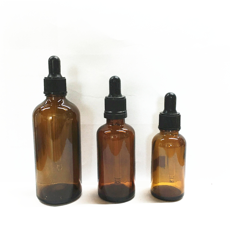 Colored essential oil container glass with dropper empty dropper bottle amber essential oil glass