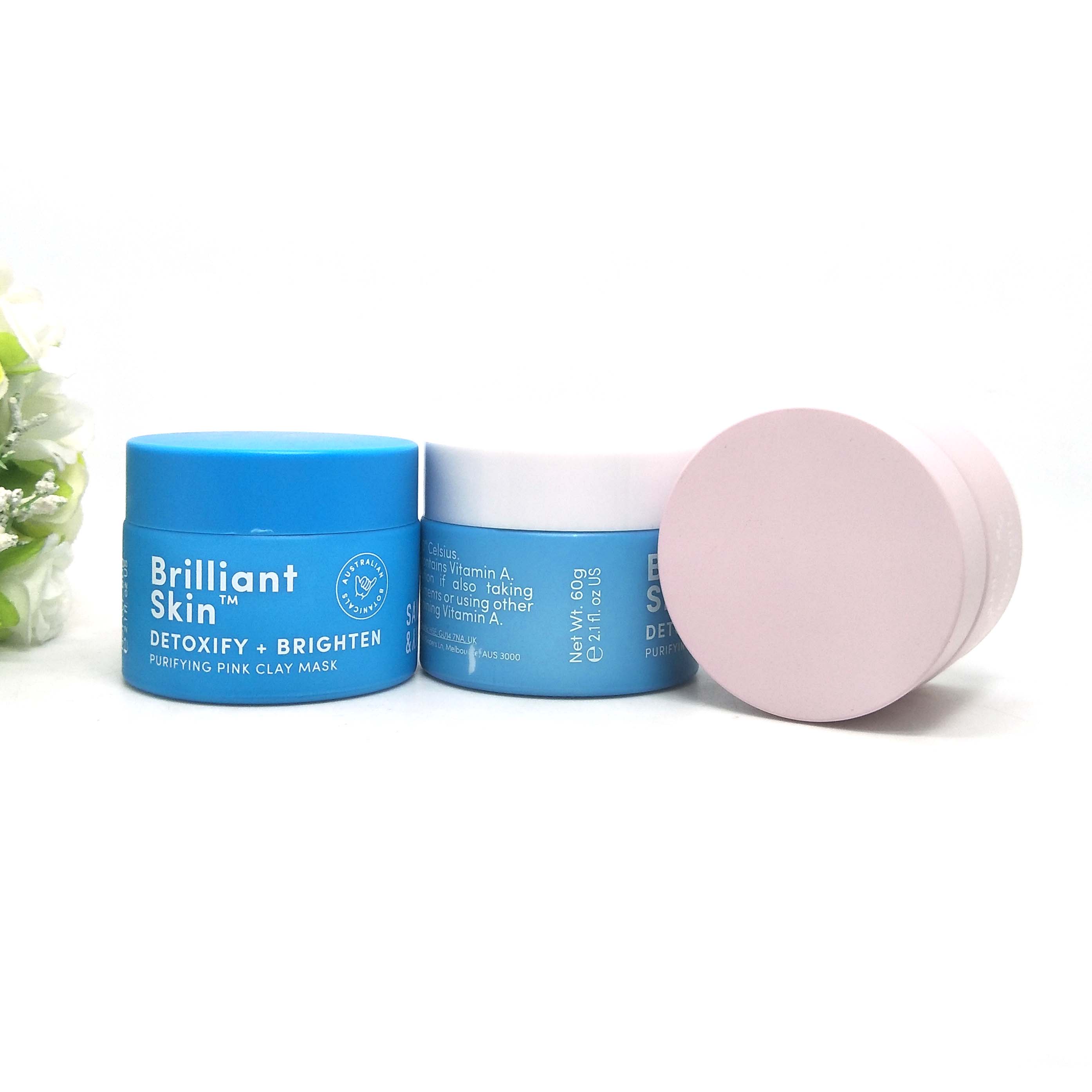 Colored frosted glass jars green blue round opal white ceramic cosmetic cream glass jar 50g