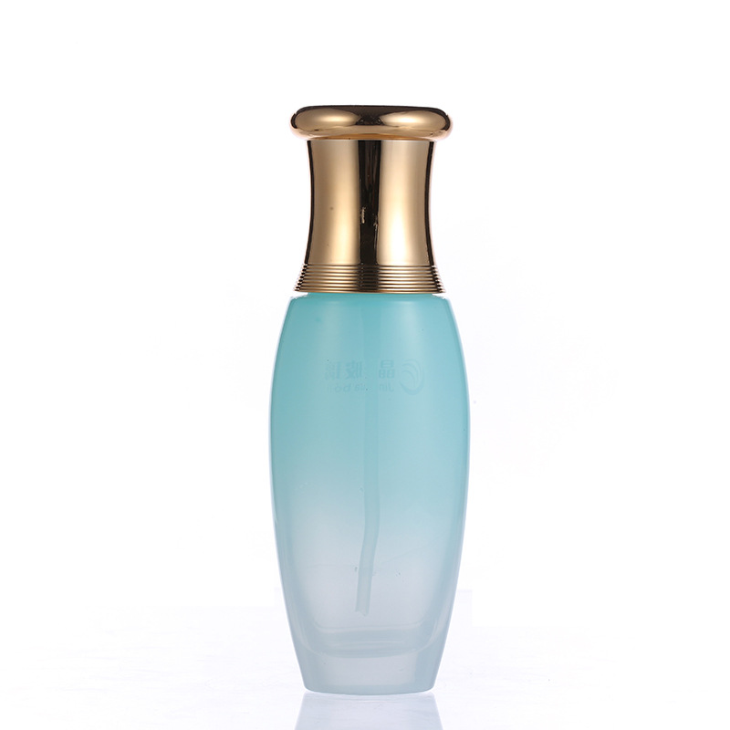 Colored glass jar cosmetic 60ml bottle 4 oz lotion bottles