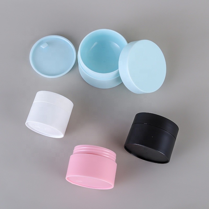 Colorful 5g 15g 20g 30g 50g Double Wall PP Cosmetic Jar for Face Cream