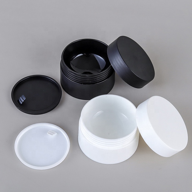 Colorful 5g 15g 20g 30g 50g Double Wall PP Cosmetic Jar for Face Cream