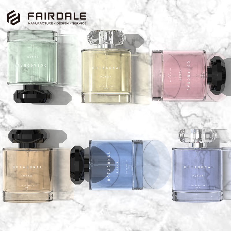 Colorful 80ml Luxury Glass Empty Bottle Perfume Customize Wholesale Perfume Bottles