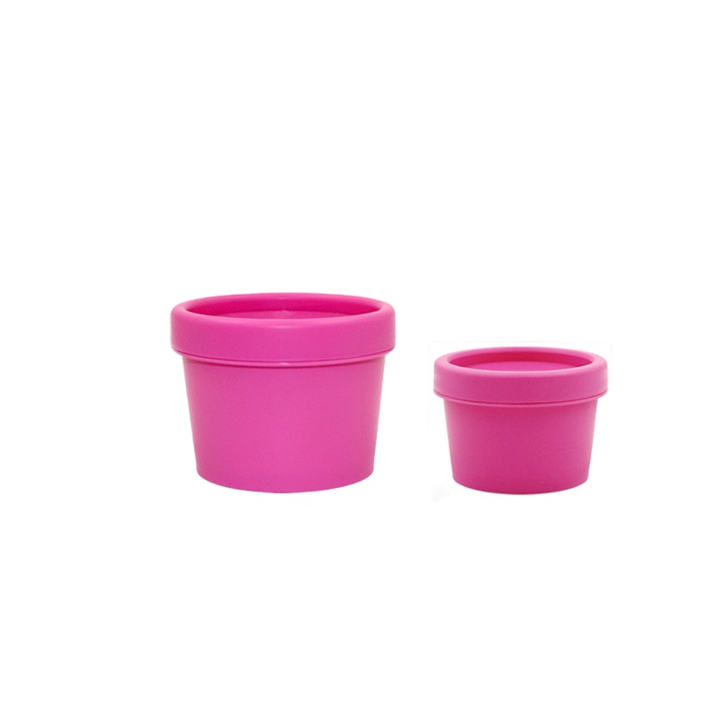 Colorful Bucket Cream Jar Plastic PP Face Packaging for cream