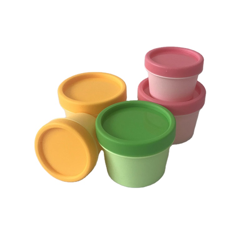 Colorful Bucket Cream Jar Plastic PP Face Packaging for cream