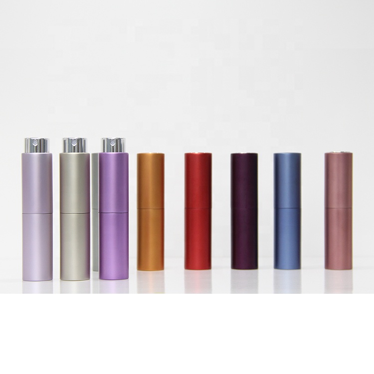 Colorful Empty Customized perfume packaging Mini Perfume Pump Atomizer Bottle