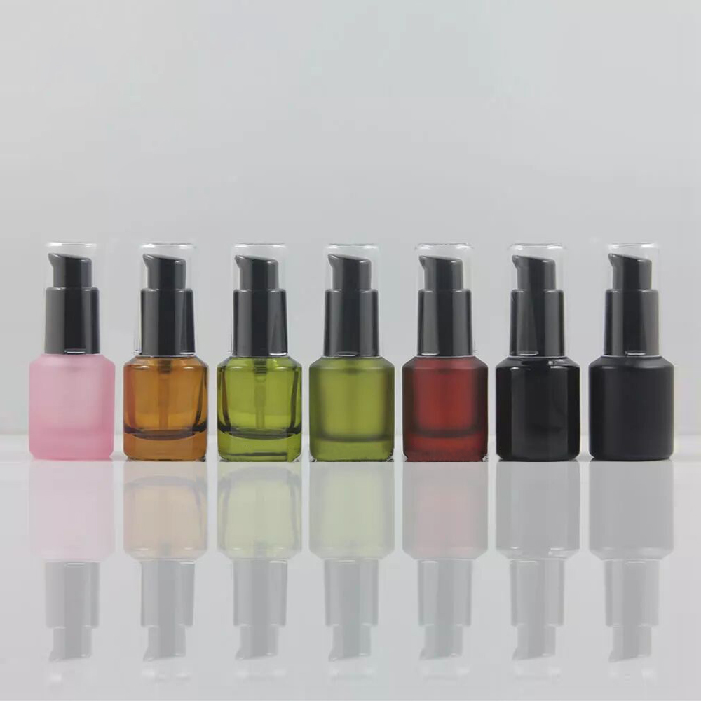 Colorful LG201 15ml cosmetic airless twist up pump bottle Wholesale