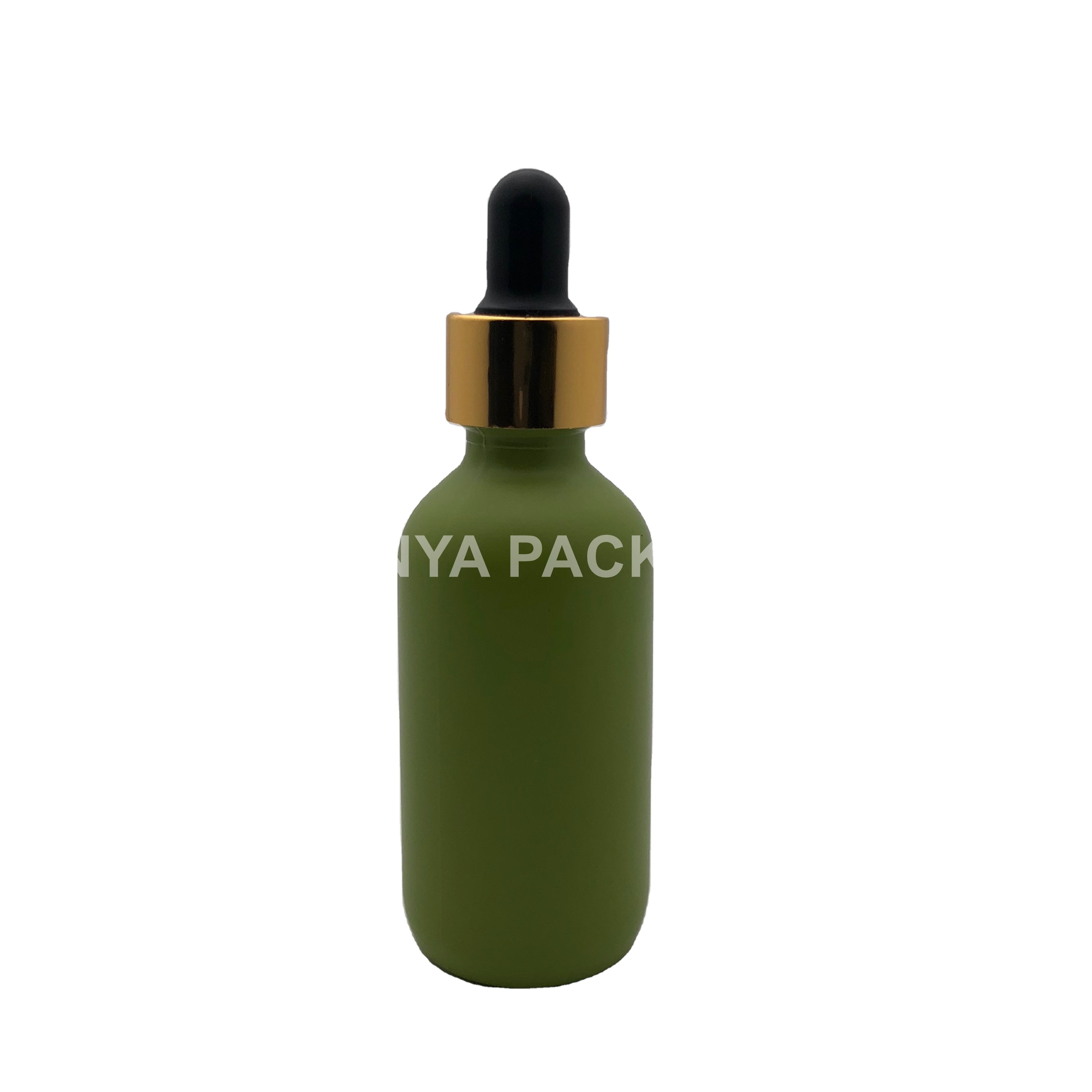 Colorful Matte Round Boston Glass Bottle