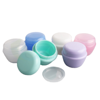 Colorful Mini Cosmetic Plastic PP Cream Jar