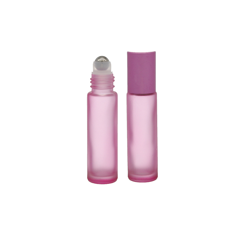 Colorful Roll On Bottles 15ml Essential Oil Perfume Roller With Roller Ball For Cosmetics