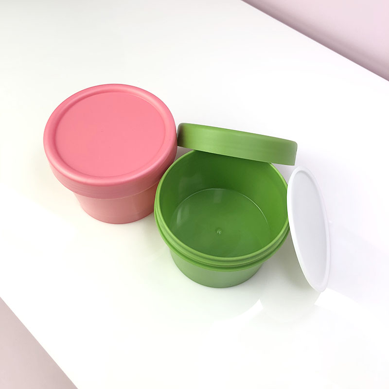 Colorful container packaging jar customize plastic jar empty jar containers
