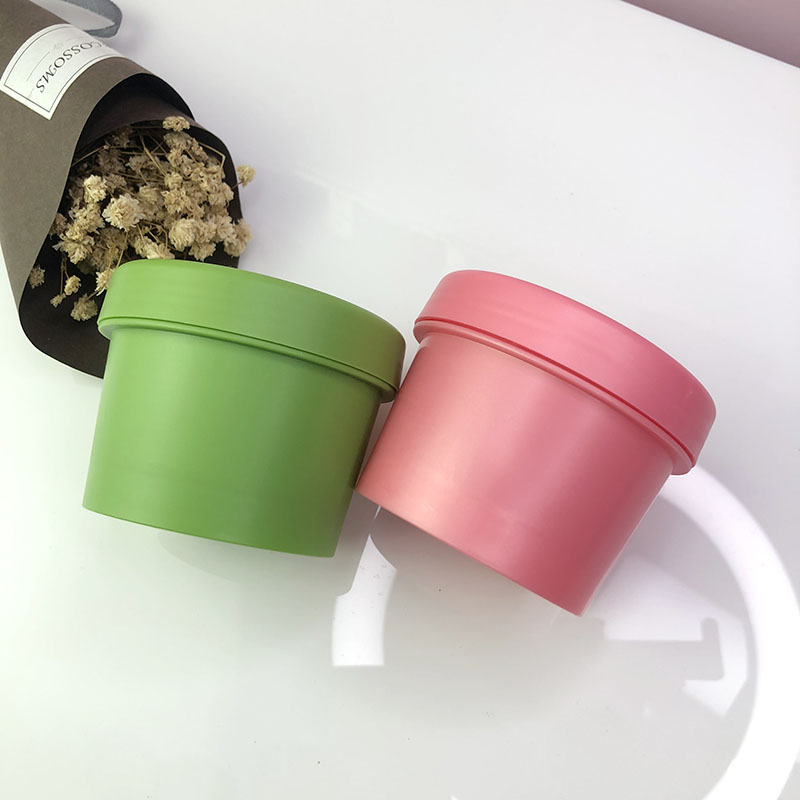 Colorful container packaging jar customize plastic jar empty jar containers