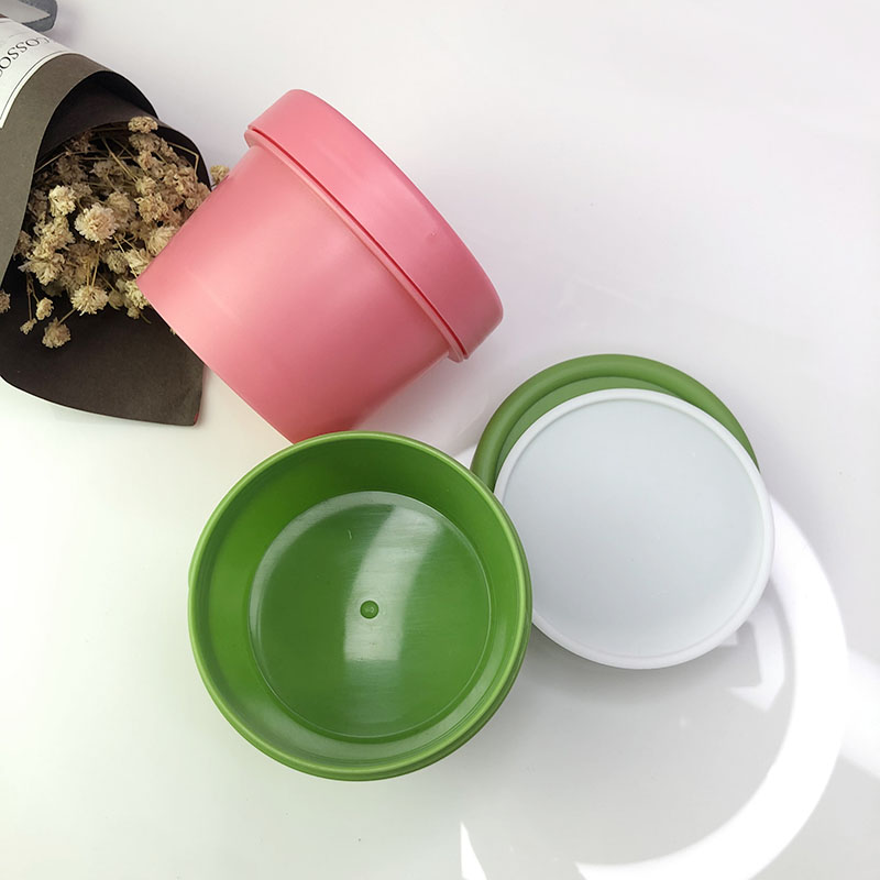 Colorful container packaging jar customize plastic jar empty jar containers