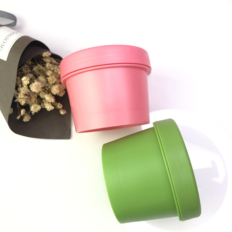 Colorful container packaging jar customize plastic jar empty jar containers