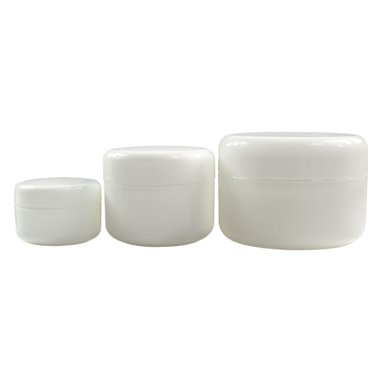 Colorful high quality pink green yellow white 10g 20g 50g 100g 200g plastic cosmetic cream jar for skin care