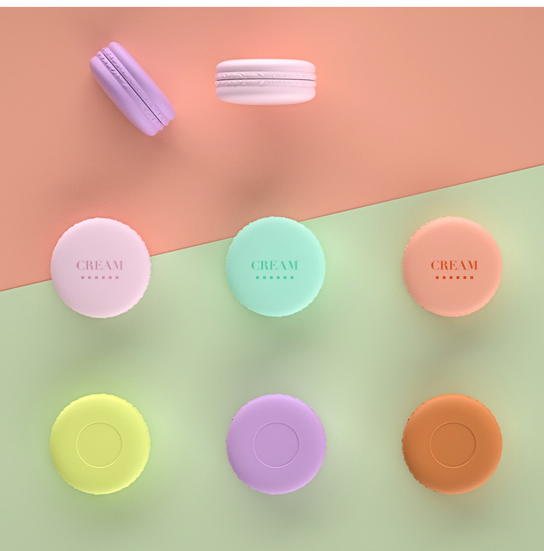 Colorful manufacturers empty sized PP plastic black cream jar face eye skin care cream jar plastic 5g PP jars